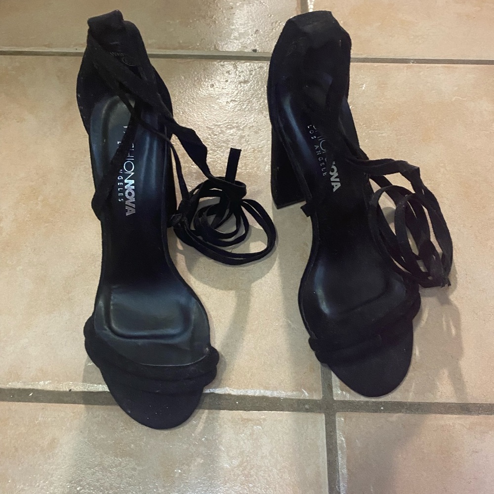 Black heels